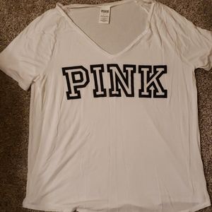 Pink V Neck Tee ❤BOGO